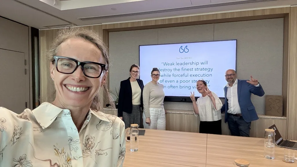 Leaders in session during an in-house leadership program