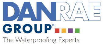 Danrae Group Waterproofing logo with no background